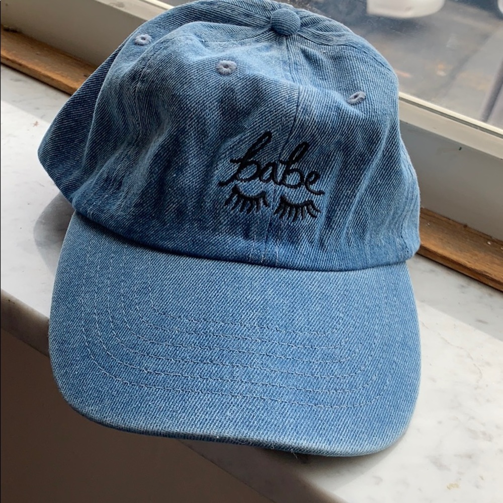 Denim “Babe” hat